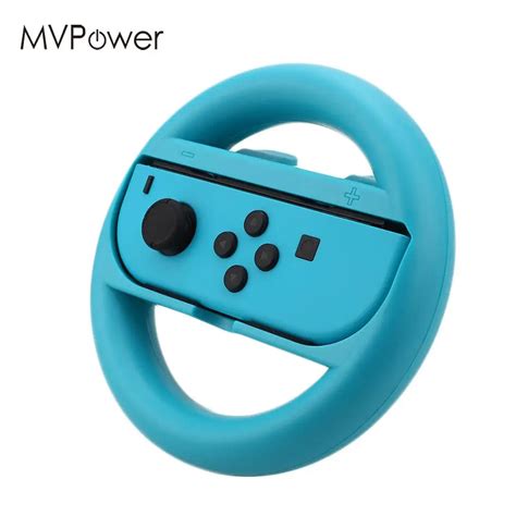 Nintendo Switch Joy Con Wheel FOR THE NEW Mario Kart 8 2 Pack Red+Blue ...