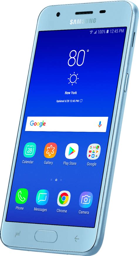 Verizon Prepaid Samsung Galaxy J3 Silver SMJ337VZSPP - Best Buy