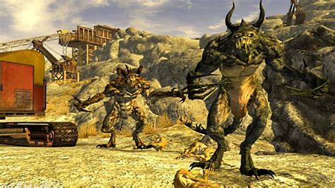 Fallout New Vegas - ALPHA DEATHCLAW, MOTHER DEATHCLAW Quarry Junction ...