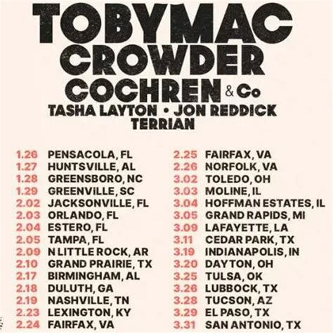 TobyMac Announces 2023 TobyMac Hits Deep Tour Dates & Line-up | CCM ...