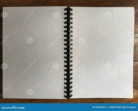 One of the Braille Books in a School Library Stock Image - Image of ...