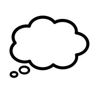 Thought Bubble Icon - Free PNG & SVG 56884 - Noun Project