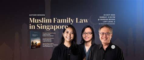 Singapore Academy of Law on LinkedIn: Author Session: Muslim Family Law ...