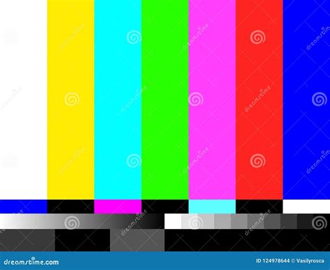 TV No Signal Background Illustration. No Signal Television Screen ...