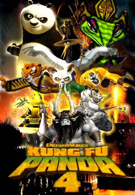 Kung Fu Panda 4 Fanmade Poster by MagicalHyena-FanArt on DeviantArt