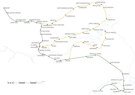 File:Geographically Accurate Map of the Tyne and Wear Metro.svg ...