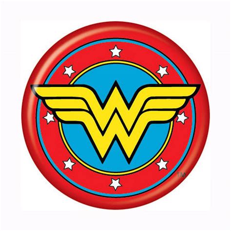 Wonder Woman Symbol Button