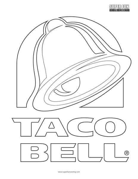 Taco Bell Logo Coloring Page - Super Fun Coloring