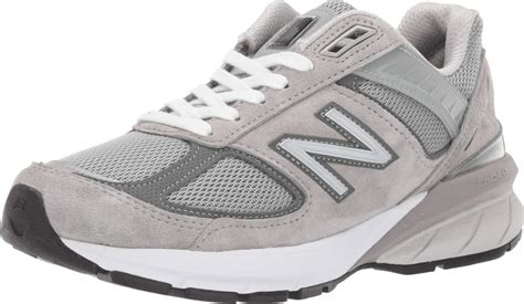 New Balance Leather 990v5 in Grey (Gray) - Lyst