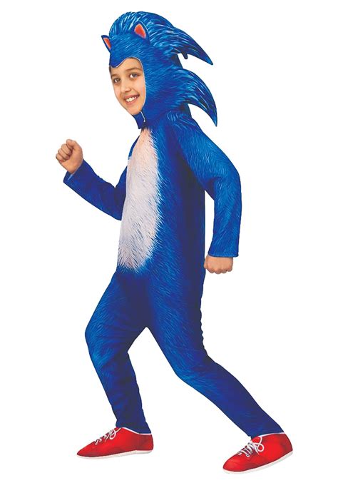 Boys Sonic The Hedgehog Deluxe Movie Costume