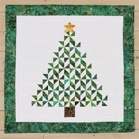 Missouri Star Quilt Video for "pinwheel Christmas tree" wall hanging ...