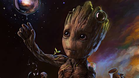 Baby Groot 2020 Art Wallpaper,HD Superheroes Wallpapers,4k Wallpapers ...