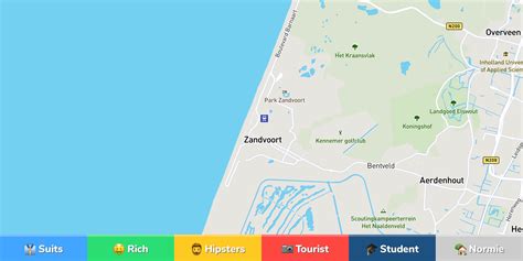 Zandvoort Neighborhood Map