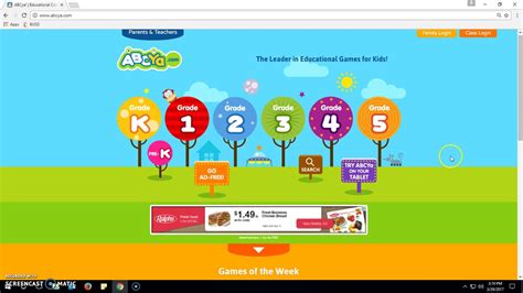 Intro to ABCya.com games! - YouTube