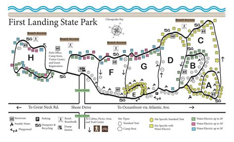 First Landing State Park Trail Map - Printable Map