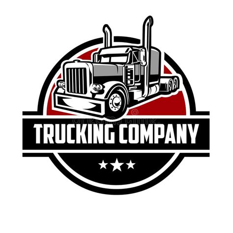 Semi Truck Company Logo Design