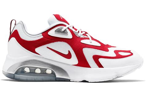 Nike Air Max 200 White University Red - AQ2568-100