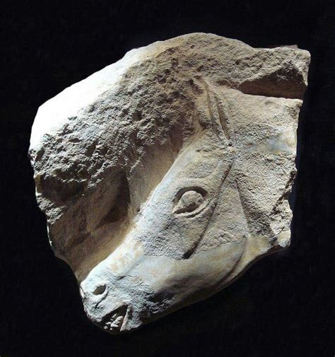 Stunning relief sculpture of a horse person (15,000 BCE) Roc-aux ...