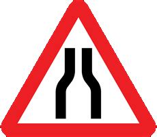 Which of these signs means the end of a dual carriageway? - Theory Test