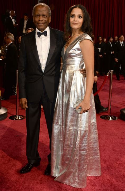 Legendary actor Sidney Poitier hit the Oscars red carpet with his ...