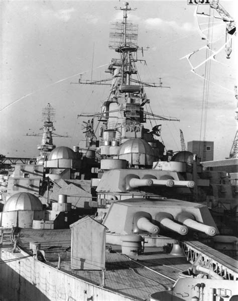 The USS California, BB-44, being mothballed in 1947. | Battleship, Us ...