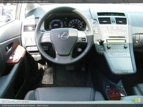 Black Interior Dashboard for the 2010 Lexus HS 250h Hybrid Premium ...