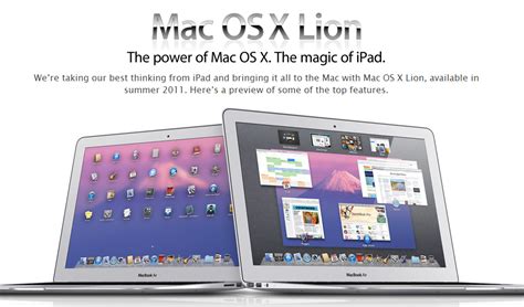 Mac OS X Lion: Features, Details, Pricing & Release Date (Video)