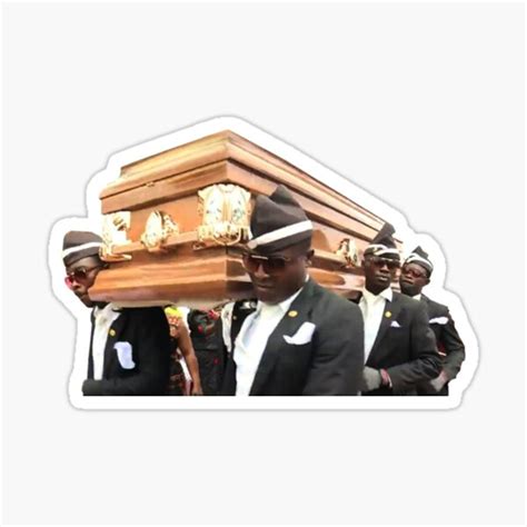 "Meme 2020 funeral dancing coffin dance" Sticker for Sale by PandaPope ...