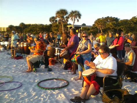 Report from the Florida Zone: Siesta Key Drum Circle