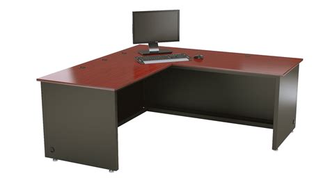 Executive desk - L SHAPED - Versa Products - wooden / laminate ...