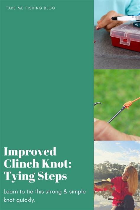 Improved Clinch Knot: Fishing Knot Tying Steps | Fishing knots, Kayak ...