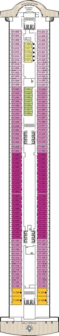 Queen Mary 2 Deck plan & cabin plan