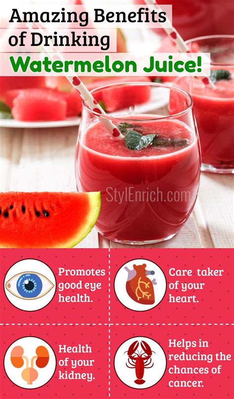 Watermelon Juice Benefit - health benefits