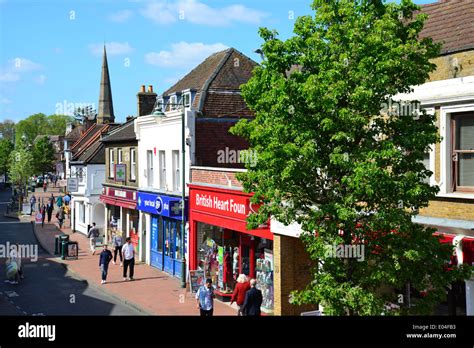 High Street, Egham, Surrey, England, United Kingdom Stock Photo - Alamy