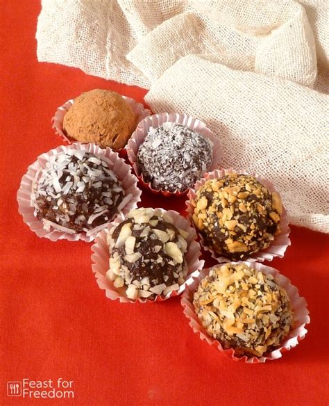 Chocolate Spice Indulgence Balls - Cookies - Recipes - Feast for Freedom