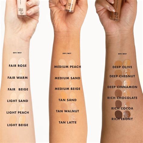 elf Camo Concealer | Full Coverage Concealer in 2020 | Concealer shades ...