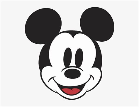 Mouse Faces Clipart Classic - Mickey Mouse Face - 551x570 PNG Download ...