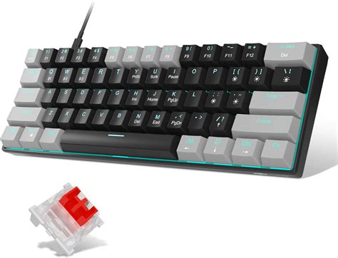 60% Mechanical Keyboard, MageGee Gaming Keyboard with Red Switches and ...