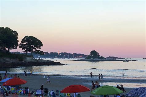 West Beach Beverly MA Sunset on the Fourth of July Photograph by Toby ...