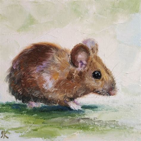 Mouse Painting - Etsy