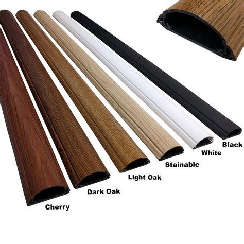 Dark Oak Wallsaver ChordSavers Indoor Wire Cord Cover Protector PVC ...