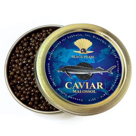 Ossetra Sturgeon (Black) Caviar for Sale: 100g (3oz) 250g (8.8oz) - Buy ...