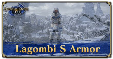 Lagombi S Armor Set Skills and Forging Materials (High Rank) | Monster ...