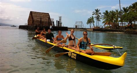 Kona Outrigger Canoe Rides (Wa'a) in Downtown | Kona Boys