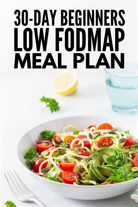 Low Fodmap Diet Menu Plan