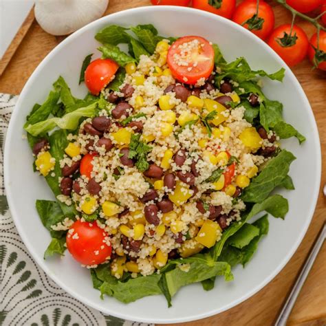 Black Bean Corn and Couscous Salad | Mastering Diabetes