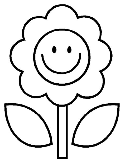 Simple Flower Coloring Pages - GetColoringPages.com