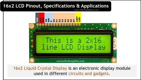 16x2 LCD Display Module Pinout Datasheet, 44% OFF