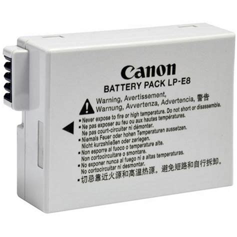 Canon LP-E8 Battery Pack for EOS 550D, 600D, 650D and 700D CAN-LP-E8