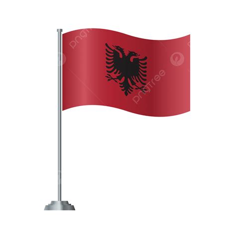 Albania Flag, Albania, Flag, Country PNG and Vector with Transparent ...